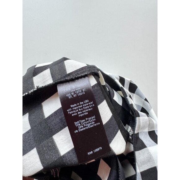 RAG & BONE Simone White Black Gingham Stretch Twill Skinny Trouser Pants, Size 2 - Picture 13 of 14